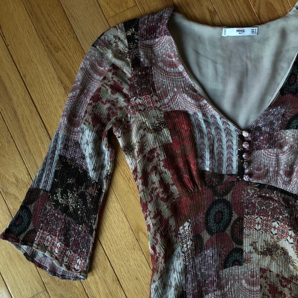 Printed dress - Picture 3 of 4